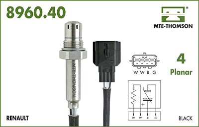 Mte-thomson Lambdasonde [Hersteller-Nr. 8960.40.046] für Dacia, Renault von MTE-THOMSON