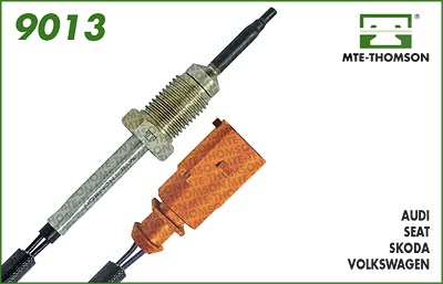 Mte-thomson Sensor, Abgastemperatur [Hersteller-Nr. 9013] für Audi, Seat, Skoda, VW von MTE-THOMSON