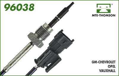 Mte-thomson Sensor, Abgastemperatur [Hersteller-Nr. 96038] für Chevrolet, Opel von MTE-THOMSON