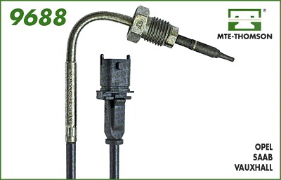 Mte-thomson Sensor, Abgastemperatur [Hersteller-Nr. 9688] für Opel, Saab, Vauxhall von MTE-THOMSON