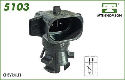 Mte-thomson Sensor, Ansauglufttemperatur [Hersteller-Nr. 5103] für Opel, Saab, Vauxhall von MTE-THOMSON