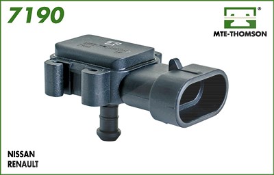 Mte-thomson Sensor, Saugrohrdruck [Hersteller-Nr. 7190] für Nissan, Opel, Renault, Vauxhall von MTE-THOMSON