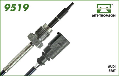 Mte-thomson Sensor, Abgastemperatur [Hersteller-Nr. 9519] für Audi, Seat von MTE-THOMSON