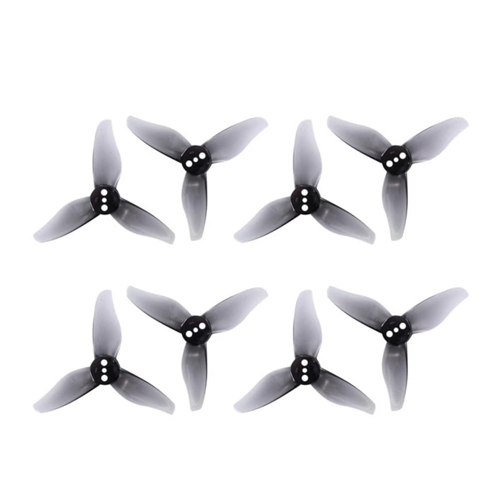 4 Paar 2 Zoll 3 PC Compatible with 1105 1108 Motor kompatibel mit Racing Drone Hurricane 2023 2x2,3 mit 1 mm 1,5 mm Löchern(1.5mm Grey) von MTGUIWF