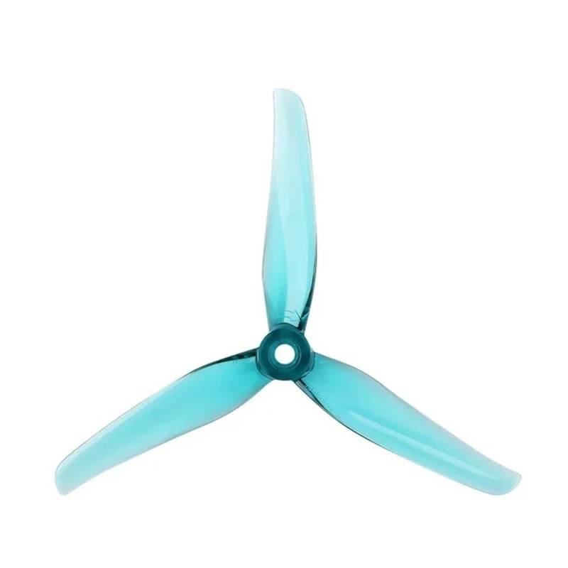 6 Paar 5140 Tri-Propeller, kompatibel mit XING-E 2207 Motor, kompatibel mit RC Racing Drone Teilen(6pairs F5 blue) von MTGUIWF