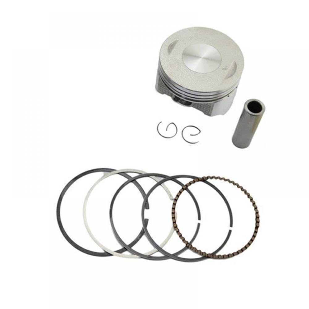 66 mm Bohrungsgröße, Motorrad-Zylinder-Kolbenring-Set, kompatibel mit CB250 Vip-er ZS250GY, 15 mm Stift, 166 fmm, 167 fmm, Motorteile(66MM PISTON SET) von MTGUIWF