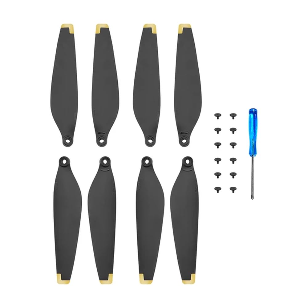 Ersatzpropeller für 4 Pro-Drohnen, geräuscharm, Schnellspanner, kompatibel mit 4 Pro(8Pcs Golden) von MTGUIWF