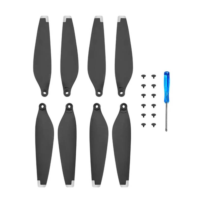 Ersatzpropeller für 4 Pro-Drohnen, geräuscharm, Schnellspanner, kompatibel mit 4 Pro(8Pcs Siliver) von MTGUIWF