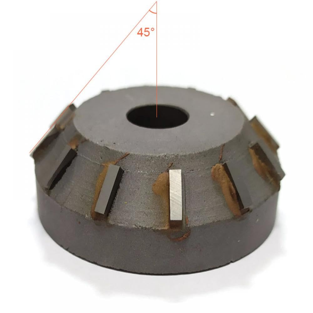 Hartmetall-Ventilreibahle, Schleifscheibe, Ventilsitzschneider Kompatibel mit Motorrad- und Automotoren, Ventilsitz-Reparaturwerkzeug, 45-Grad-Winkel, kompatibel mit Automobilanwendungen(42X45 (14-15M von MTGUIWF