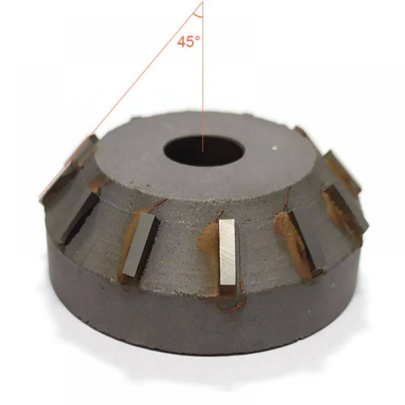 Hartmetall-Ventilreibahle, Schleifscheibe, Ventilsitzschneider Kompatibel mit Motorrad- und Automotoren, Ventilsitz-Reparaturwerkzeug, 45-Grad-Winkel, kompatibel mit Automobilanwendungen(43X45 (14-15M von MTGUIWF