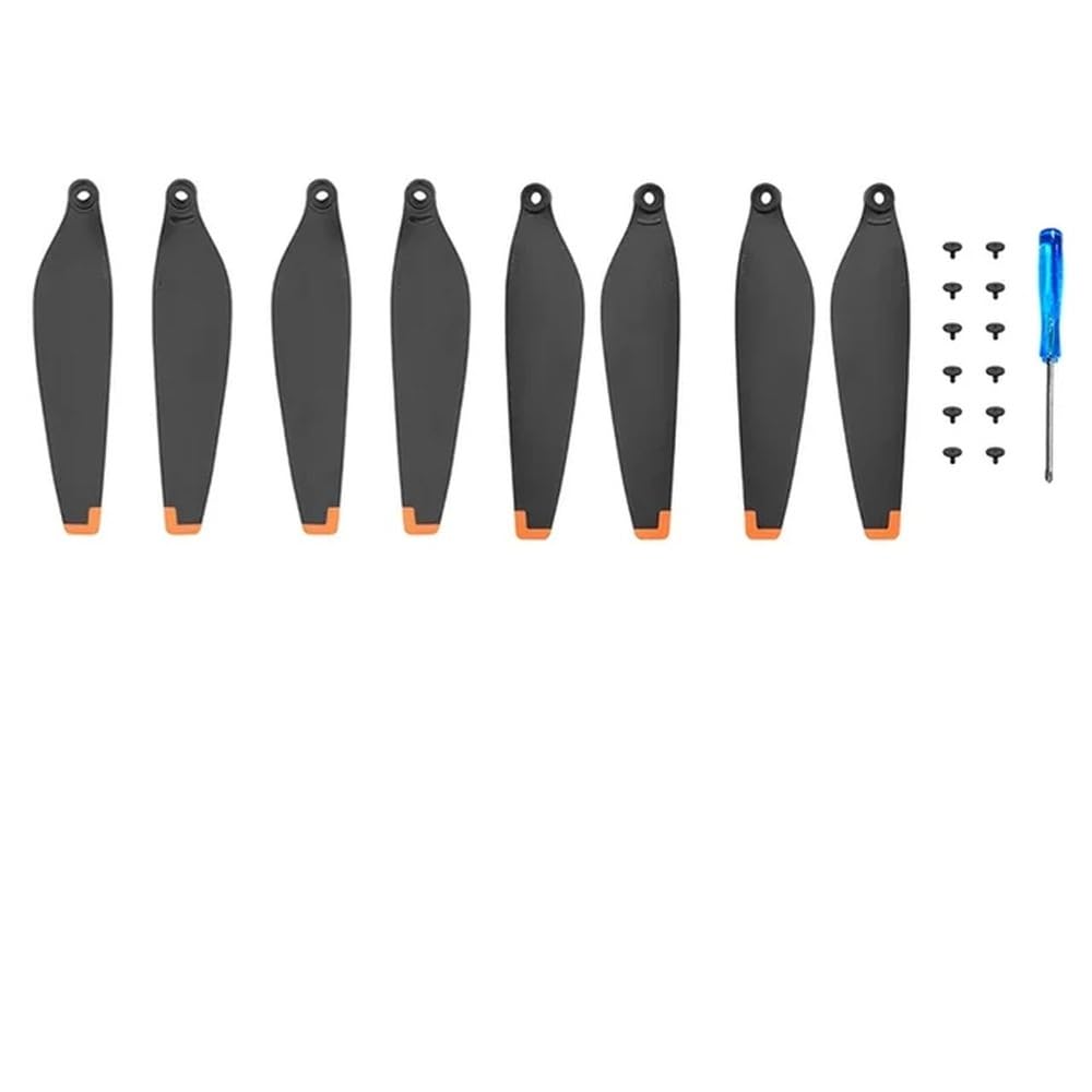 Leichter 6030-Ersatz, kompatibel mit 3 Pro Drone-kompatiblem Ersatzteilzubehör(2 pairs Orange) von MTGUIWF