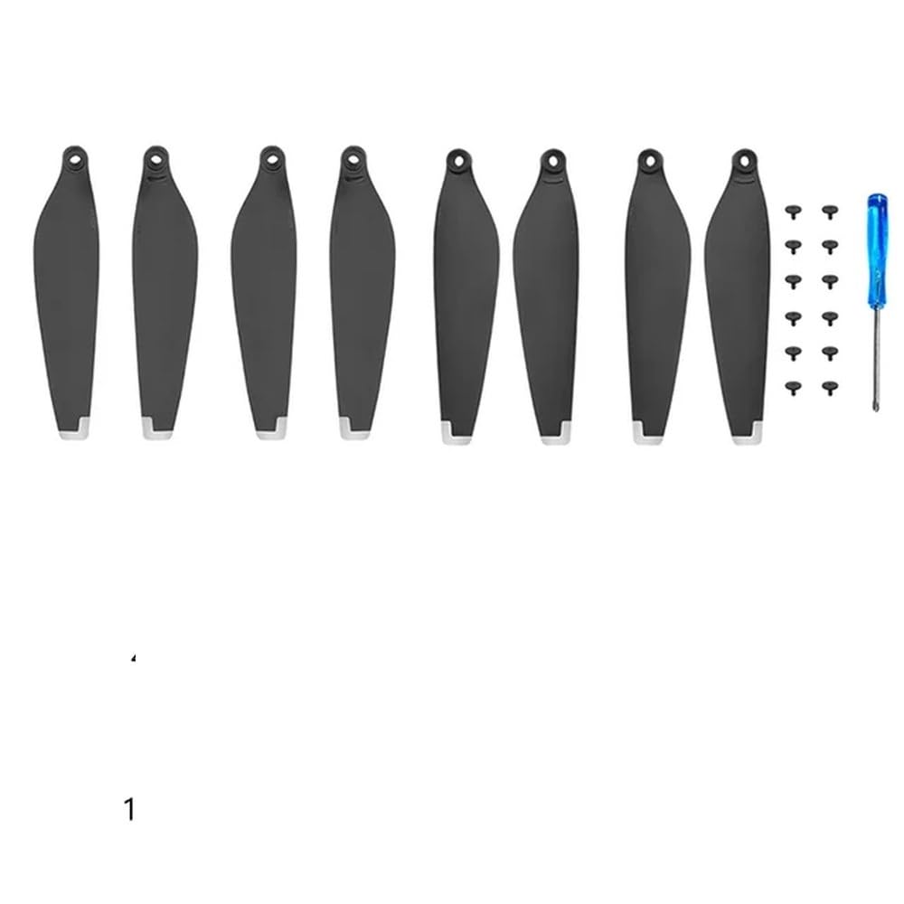 Leichter 6030-Ersatz, kompatibel mit 3 Pro Drone-kompatiblem Ersatzteilzubehör(2 pairs Silver) von MTGUIWF