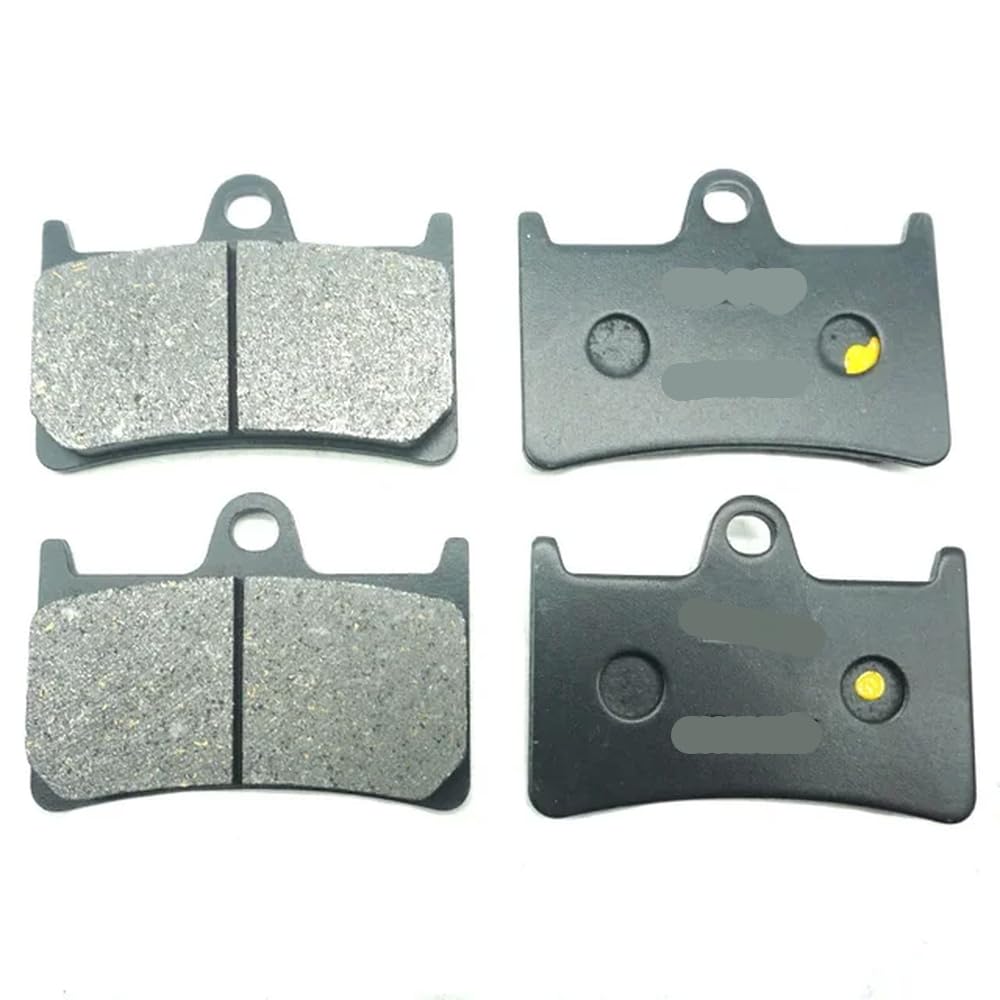 Motorrad-Bremsbeläge vorne und hinten, kompatibel mit FZ6 S2 2007 bis 2009, FZ6 S2 ABS 2007 bis 2009 FZ6SHG, 2007 FZ 6 FZ6S2 FZ6 SHG(2 X FRONT BRAKE PADS) von MTGUIWF