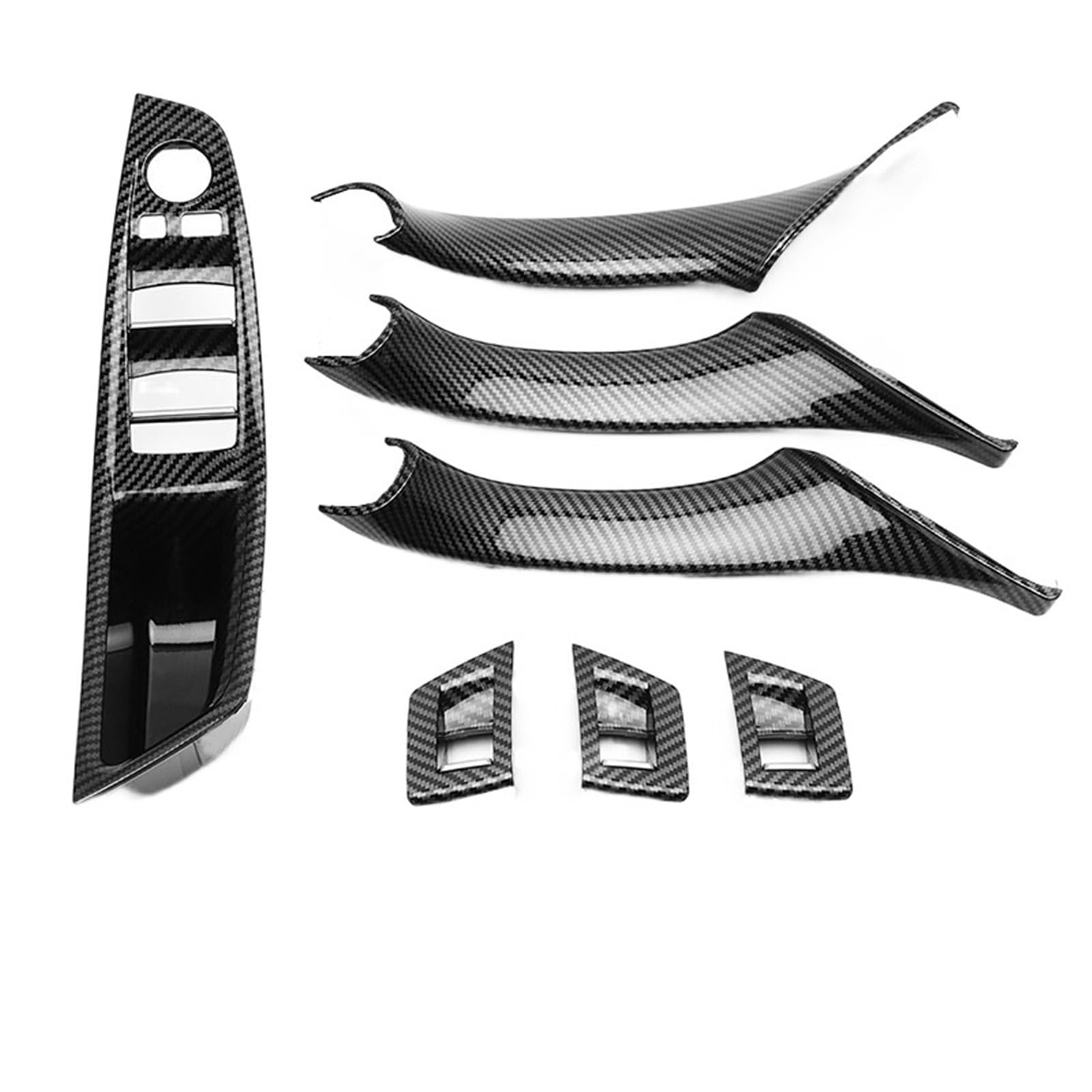 Autoinnenraumtürgriff Für 5 Series F10 2011 2012 2013 2014 2015 2016 LHD Auto-Innentürgriffe Panel Pull Trim Innengriffabdeckung Auto-Innen Türgriffe(7 Pieces LHD) von MTNDUYGV