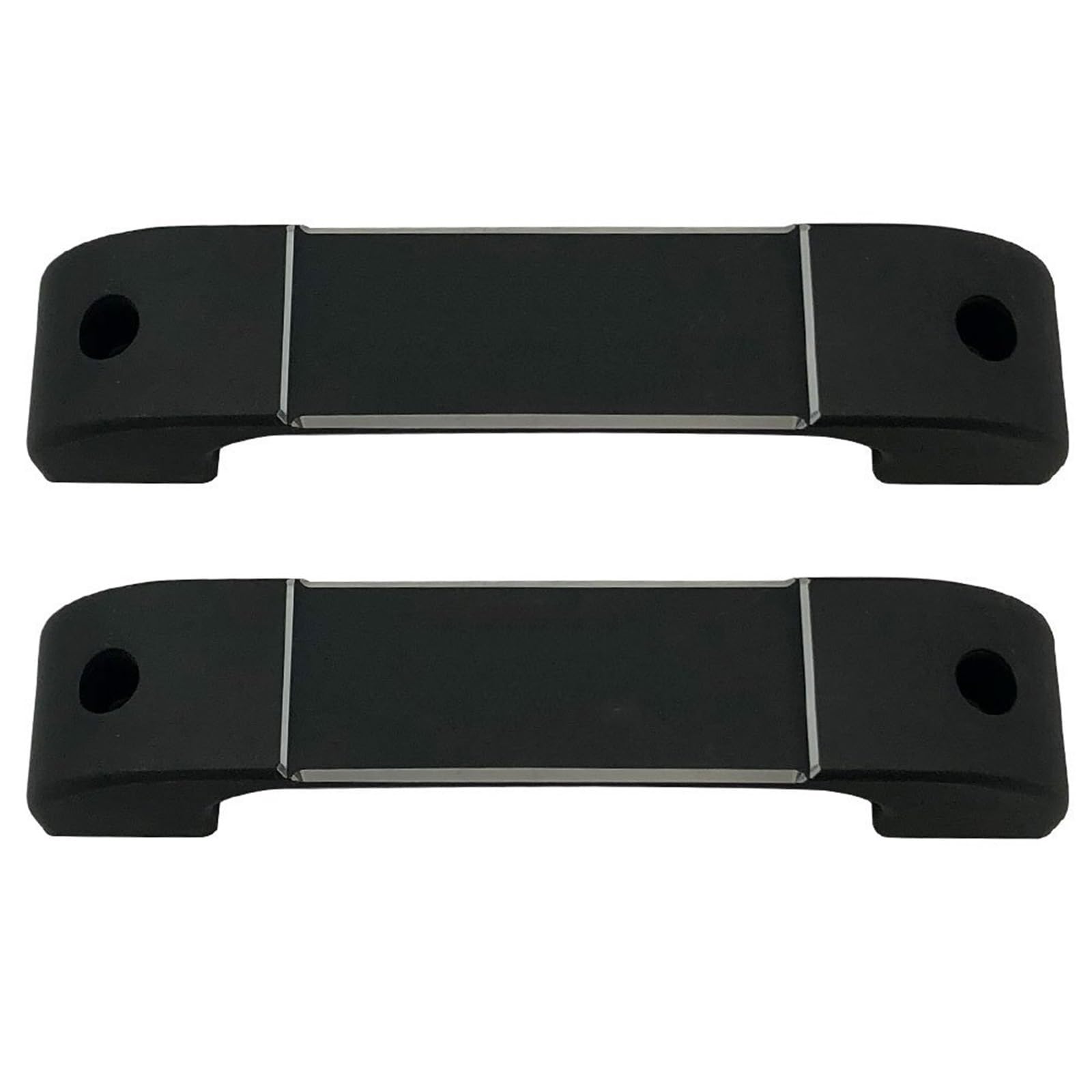 Autoinnenraumtürgriff Für Land Für Rover Für Defender 110 130 Für Landrover 90 Auto Innen Aluminium Legierung Türgriff Trim Zubehör Auto-Innen Türgriffe(2pcs Black) von MTNDUYGV