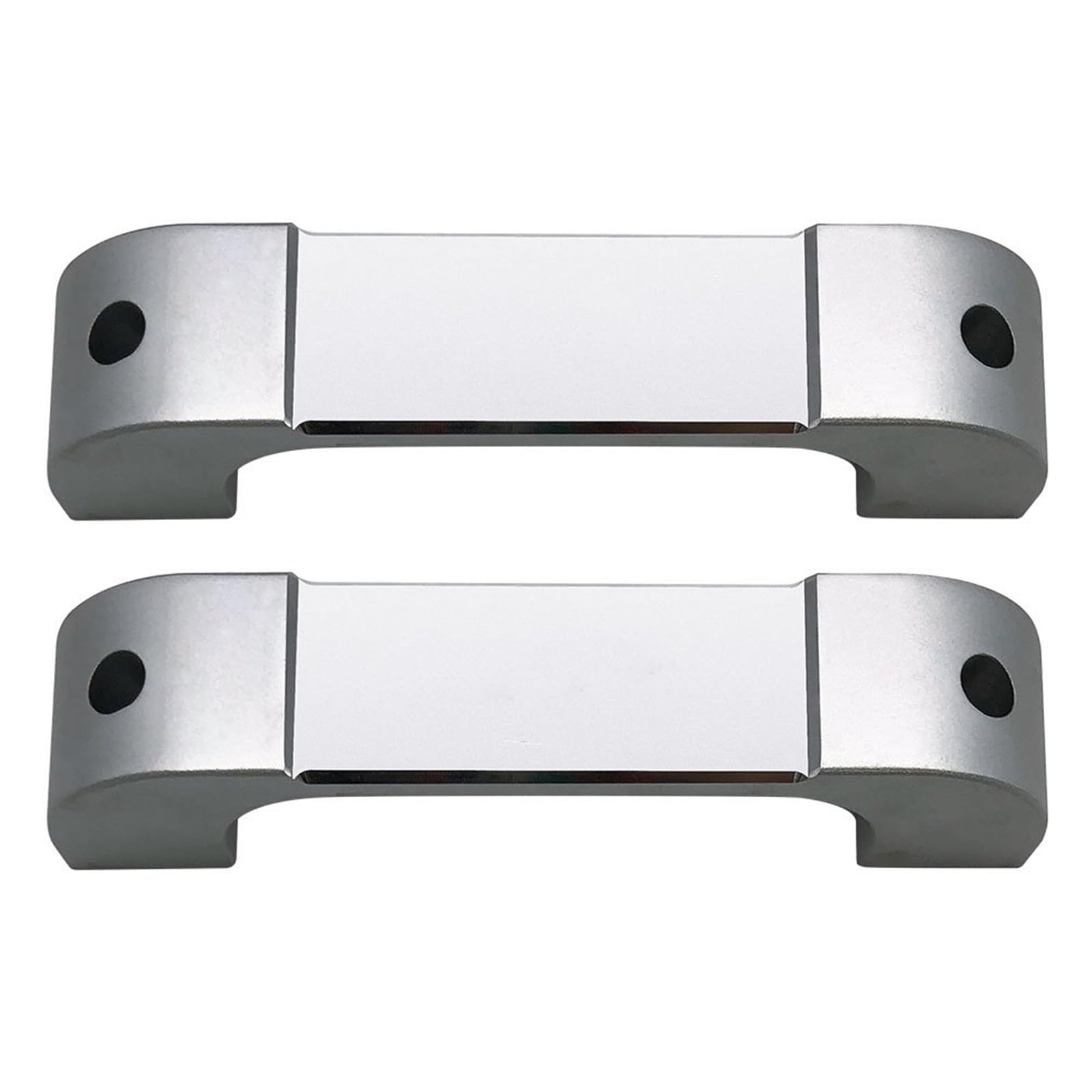 Autoinnenraumtürgriff Für Land Für Rover Für Defender 110 130 Für Landrover 90 Auto Innen Aluminium Legierung Türgriff Trim Zubehör Auto-Innen Türgriffe(2pcs Chrome) von MTNDUYGV