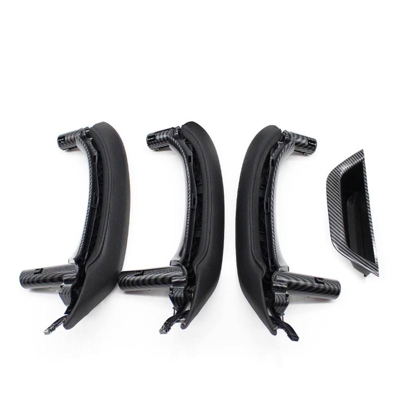 Autoinnenraumtürgriff Für X3 X4 F25 F26 2010-2016 LHD RHD Innentür-Armlehnen-Ziehgriff, Echtlederbezug, Kompletter Satz Auto-Innen Türgriffe(RHD 7PCS Carbon) von MTNDUYGV