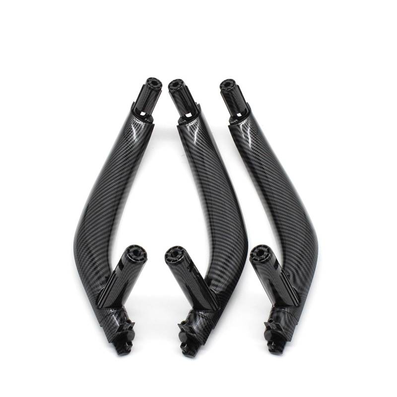 Autoinnenraumtürgriff Für X5 X6 F15 F16 2014-2018 LHD RHD Auto Innen Links Rechts Passagier Tür Pull Griff Abdeckung Panel Trim Auto-Innen Türgriffe(LHD 3PCS Carbon) von MTNDUYGV