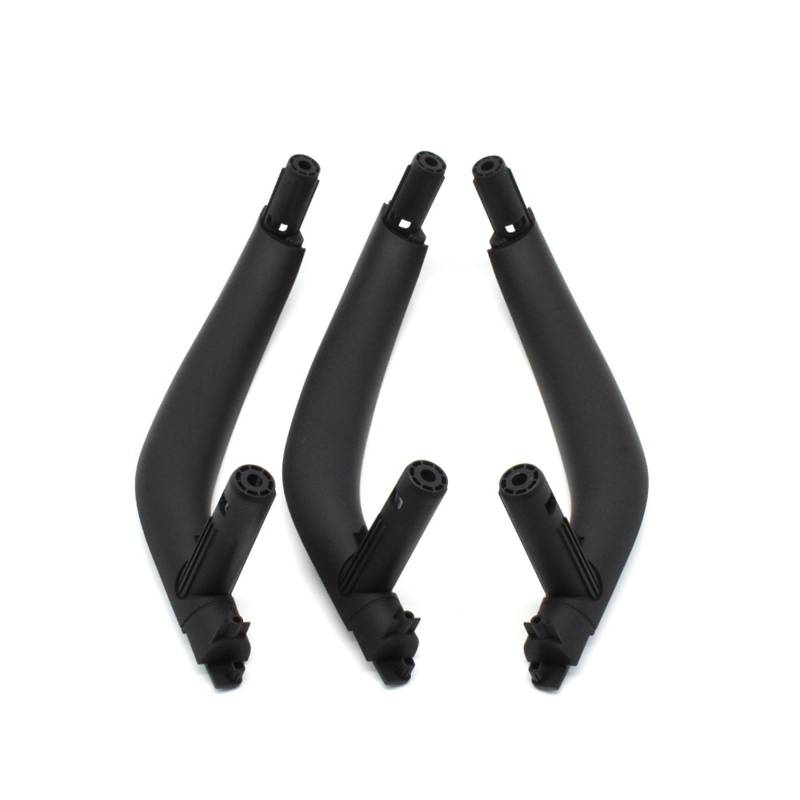 Autoinnenraumtürgriff Für X5 X6 F15 F16 2014-2018 LHD RHD Auto Innen Links Rechts Passagier Tür Pull Griff Abdeckung Panel Trim Auto-Innen Türgriffe(RHD 3PCS Black) von MTNDUYGV