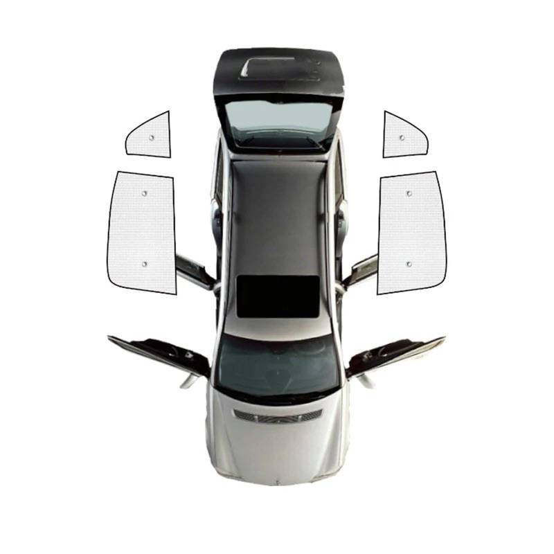 Fenster Sonnenblende Für Q7 4L 2007-2015 Autofenster Sonnenschutz Frontscheiben Vorhänge Abdeckung Auto Sonnenschutz UV Sonnenschirm Auto-Sonnenschutz(Rear Widow 4pcs) von MTNDUYGV