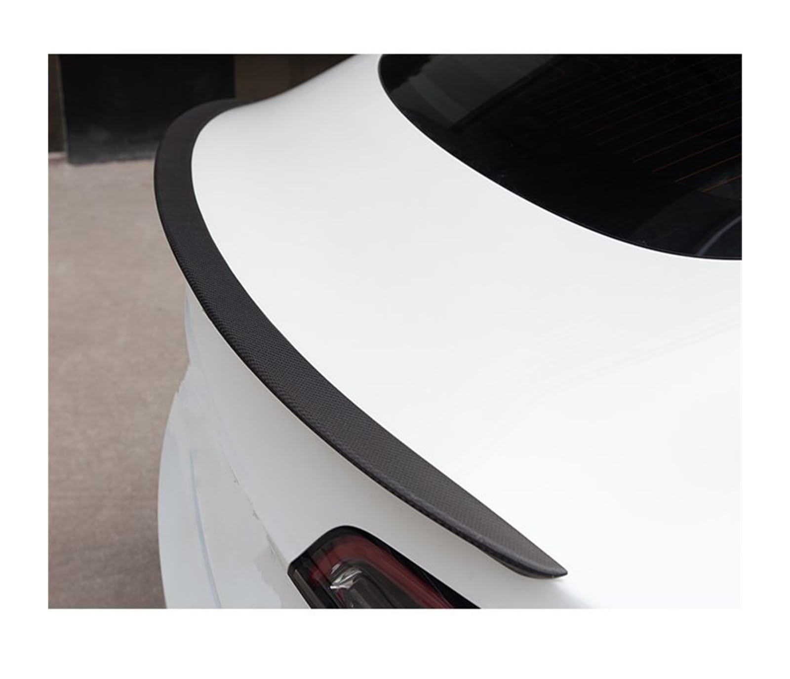 Heckspoiler Für Tesla Für Modell 3 MODEL3 2017-2023 Stamm Heckspoiler Flügel Rear Spoiler(Matte Carbon) von MTNDUYGV