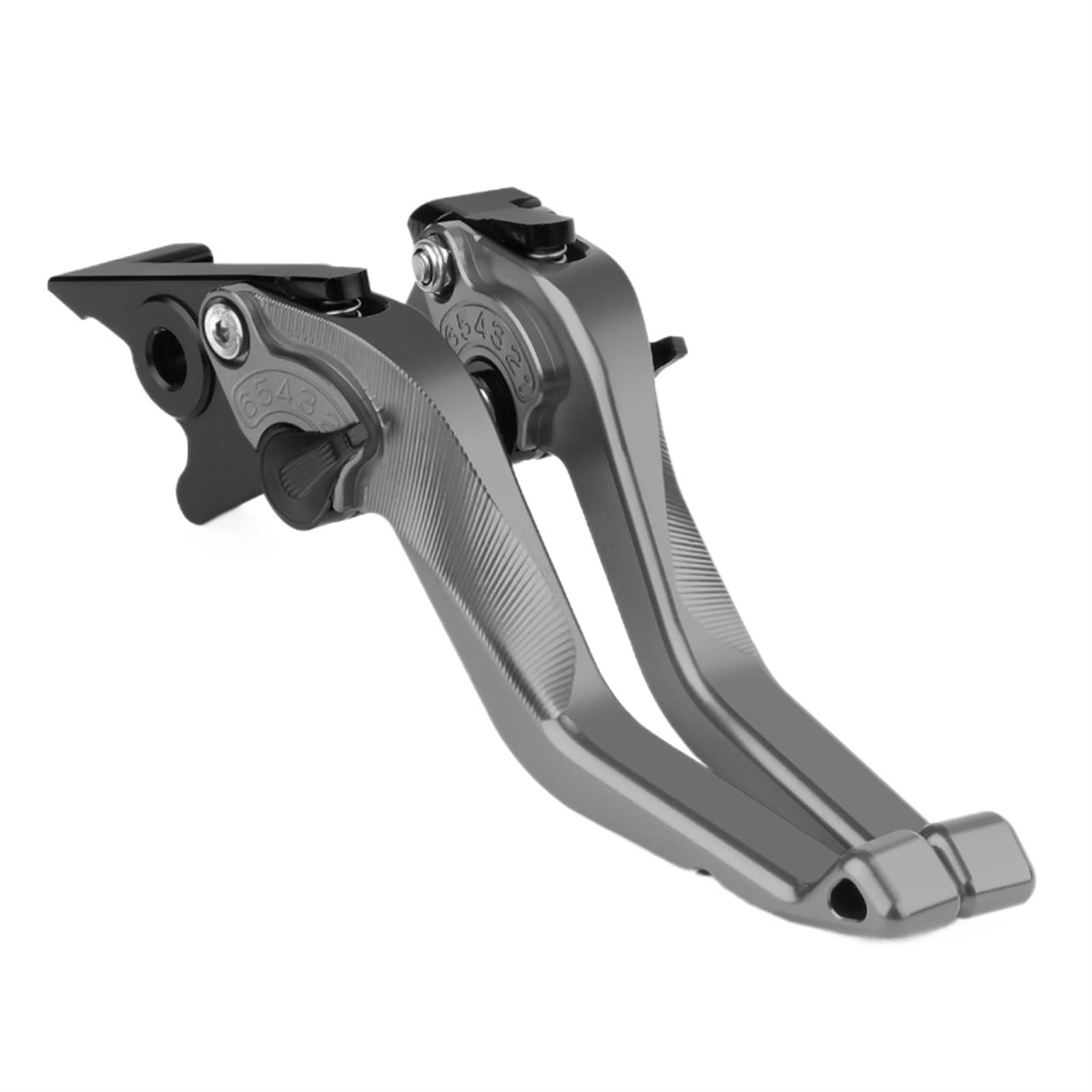 Kupplung Bremshebel Für CB650R Für CB650F CBR650R CBR650F 2014-2022 Motorrad CNC Einstellbar Kurz Bremse Kupplung Hebel Kupplungshebel Motorrad(Titanium) von MTNDUYGV