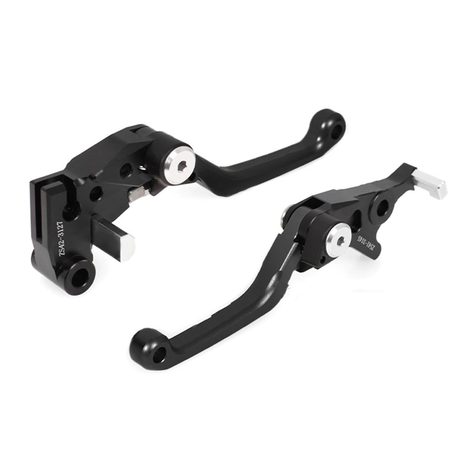 Kupplung Bremshebel Für Kawasaki Für KLX250S/SF KLX230/R KLX150L KLX 300 SM/Dual Sport Motorrad Dirt Bike Griffe Pivot Bremse Kupplung Hebel Kupplungshebel Motorrad(Black) von MTNDUYGV