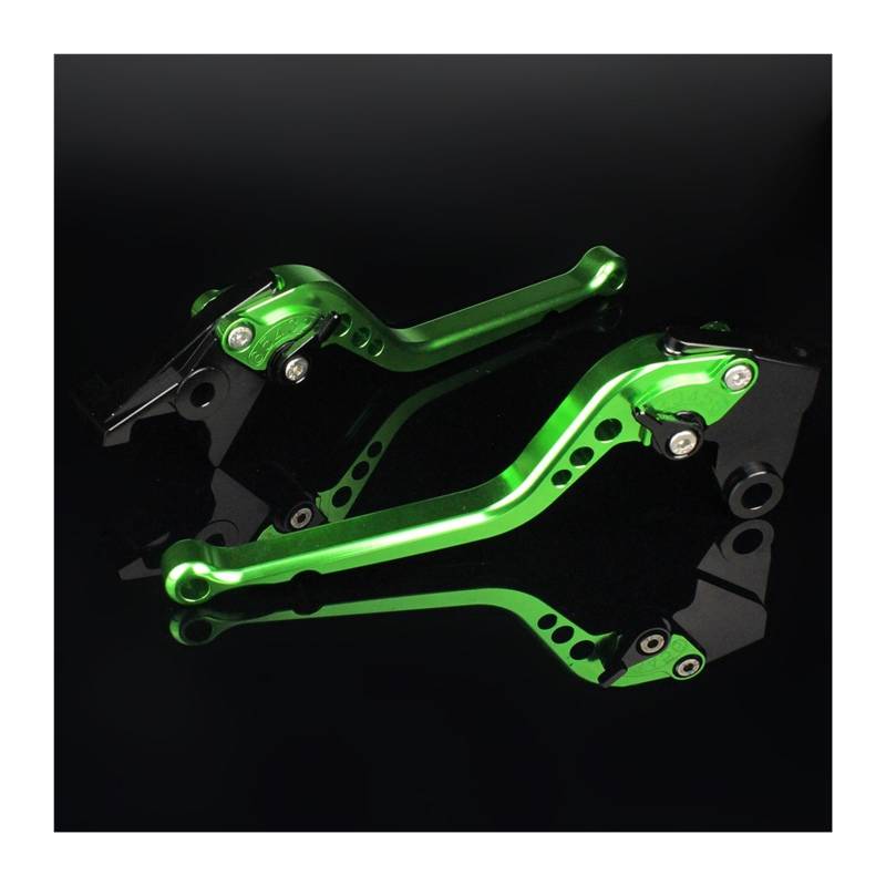 Kupplung Bremshebel Für Kawasaki Für Ninja 400 Für Ninja400 Z400 2018 2019 2020 2021 2022 CNC Aluminium Motorrad Bremse Kupplung Griff Hebel Kupplungshebel Motorrad(177mm Green) von MTNDUYGV