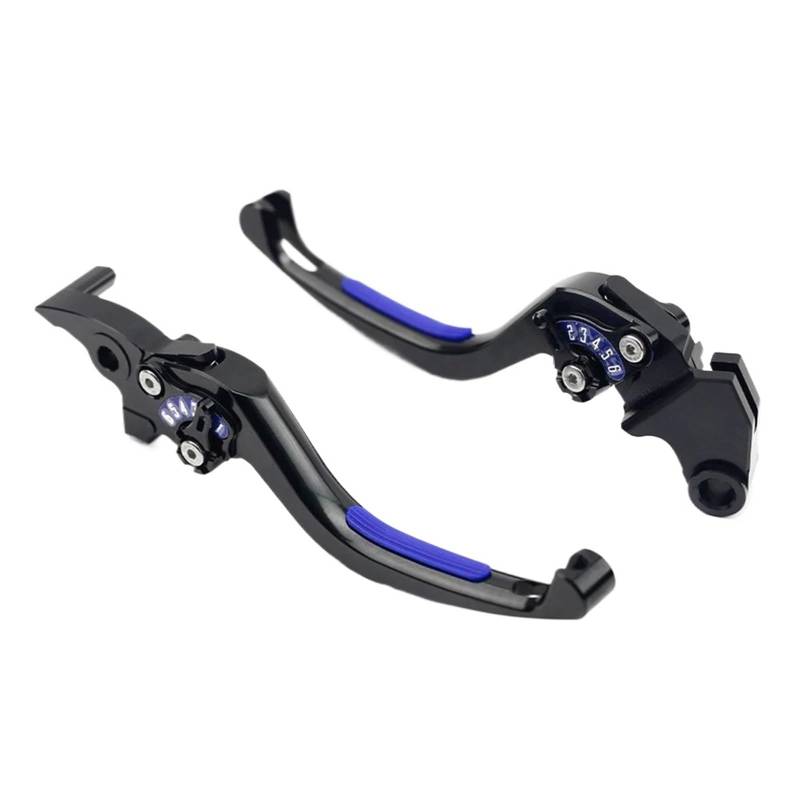 Kupplung Bremshebel Für S1000RR 2010-2018 S 1000R 1000 RR Motorradbremse Hydraulischer Kupplungshebel CNC rutschfeste 3 Finger Kupplungshebel Motorrad(10-14 Blue) von MTNDUYGV