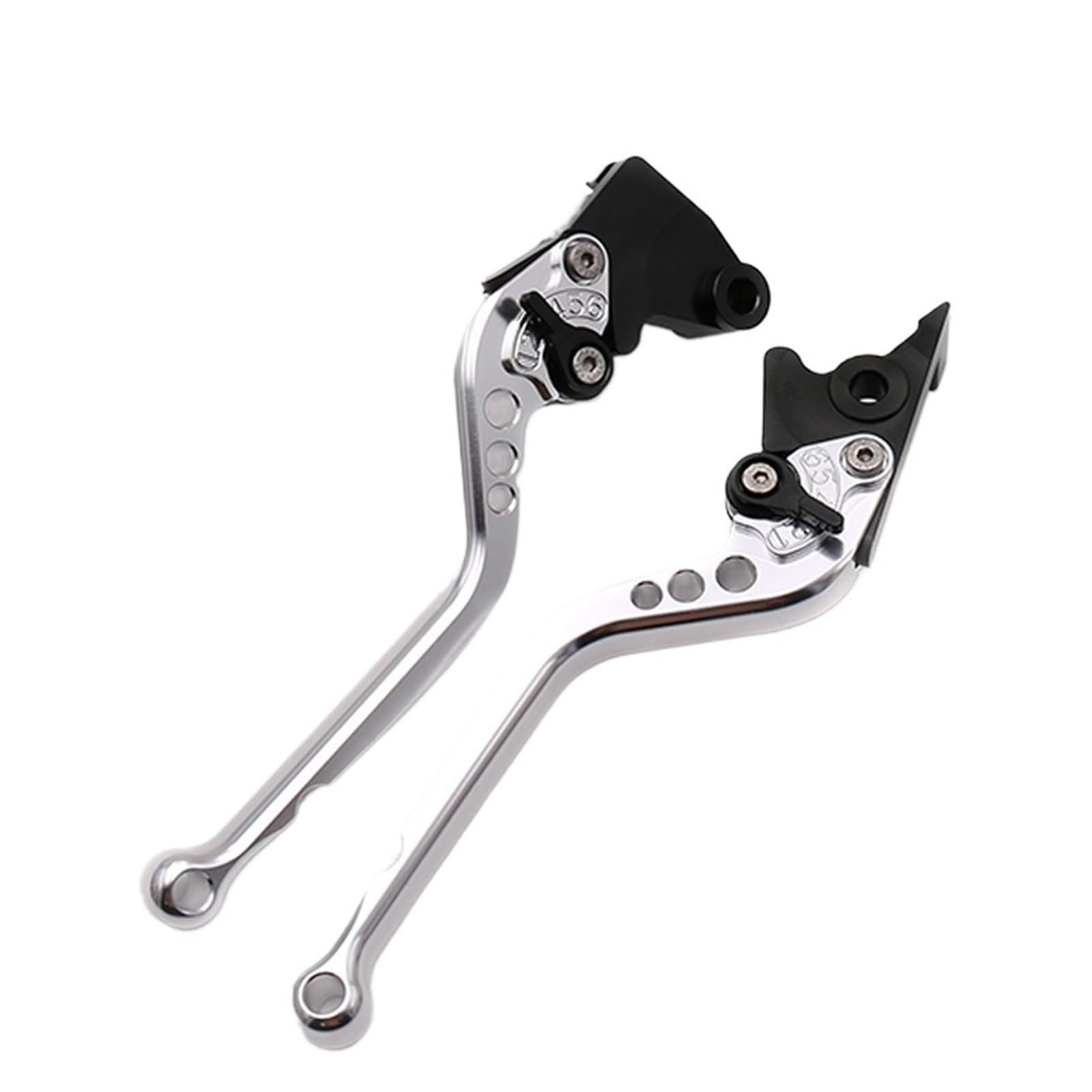 Kupplung Bremshebel Für Trident660 Für Trident 660 2021 2022 2023 Motorrad Einstellbare Kurze Lange Stil Bremse Kupplung Hebel Kupplungshebel Motorrad(Long Silver) von MTNDUYGV