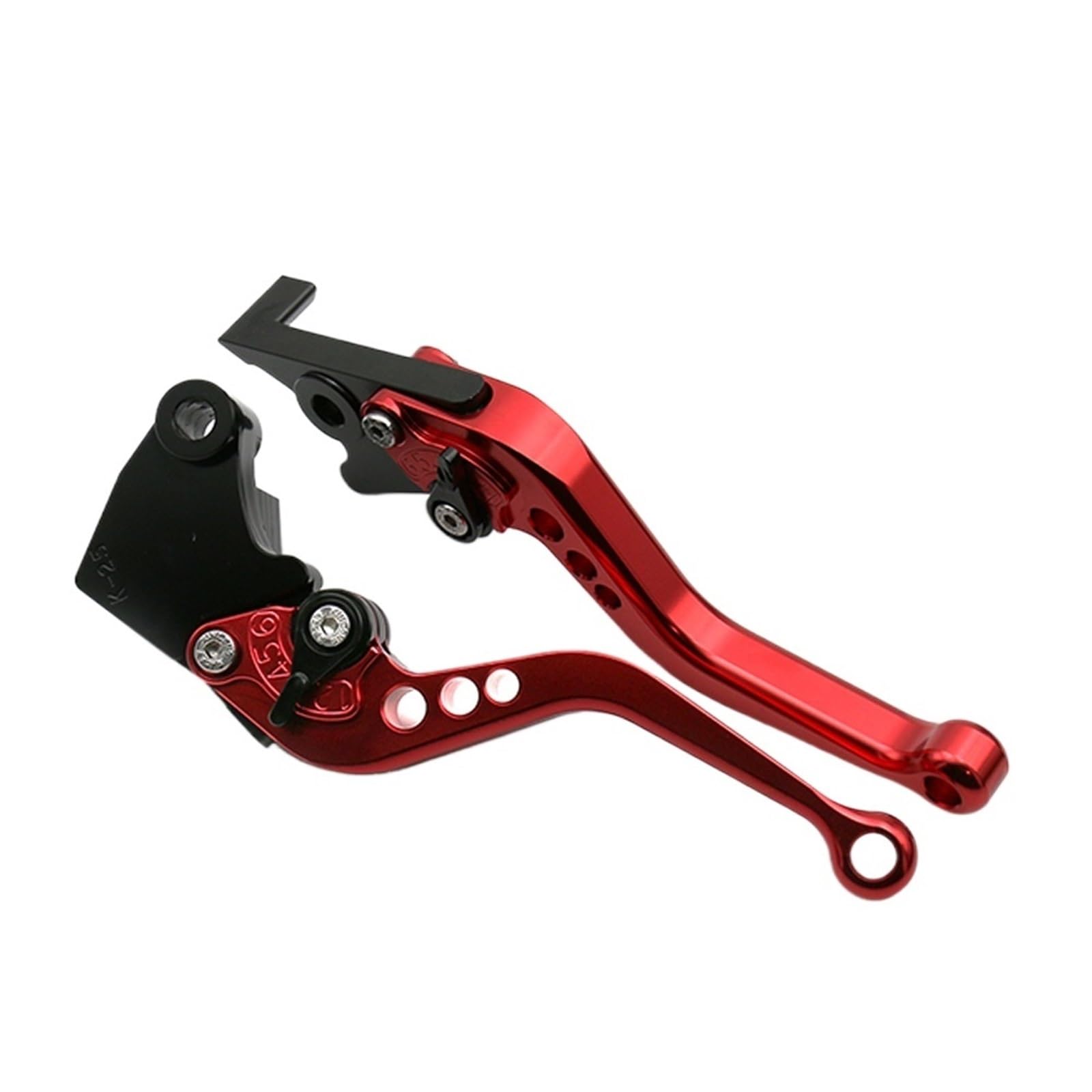 Kupplung Bremshebel Für Trident660 Für Trident 660 2021 2022 2023 Motorrad Einstellbare Kurze Lange Stil Bremse Kupplung Hebel Kupplungshebel Motorrad(Short red) von MTNDUYGV