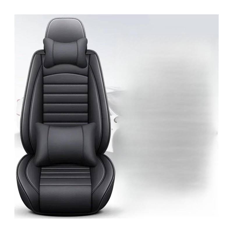 MTNDUYGV sitzbezüge Auto Für 2er Alle Automodelle F22 F23 F44 F45 F46 G42 Autositzbezug schonbezug autositz(Black 5 Seat Pillow) von MTNDUYGV