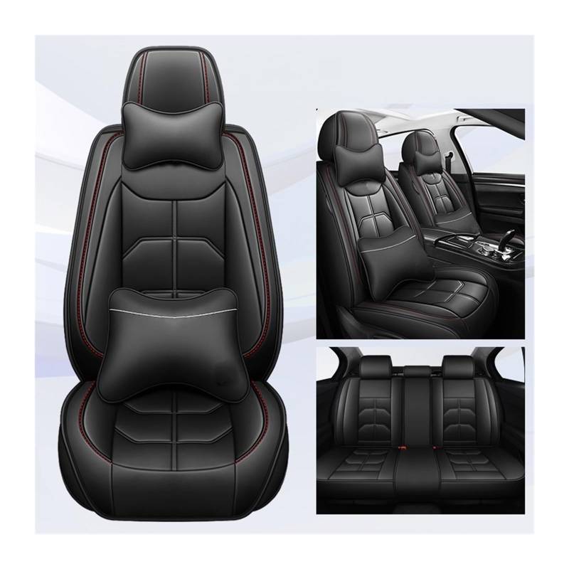 MTNDUYGV sitzbezüge Auto Für Benz E-KLASSE W210 W212 W213 C207 C238 Autositzbezug schonbezug autositz(Black 5 Seat B) von MTNDUYGV