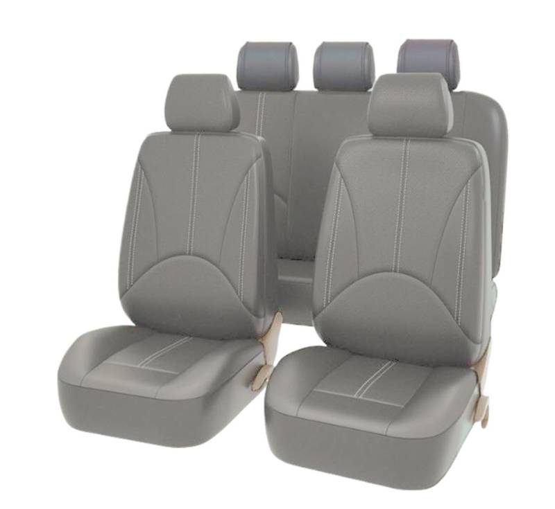 MTNDUYGV sitzbezüge Auto Für Benz W124 W164 W210 W211 Full Surround Autositzbezug schonbezug autositz(5pcs-Grey) von MTNDUYGV