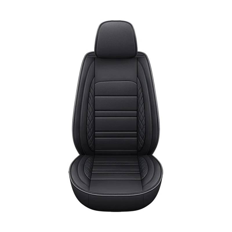 MTNDUYGV sitzbezüge Auto Für Ford Für Focus MK2 Für Edge Für Explorer Für Ecosport Für Escape Für Everest Für Fiesta Für C-MAX Auto Sitz Abdeckung schonbezug autositz(Black 1 Seat) von MTNDUYGV