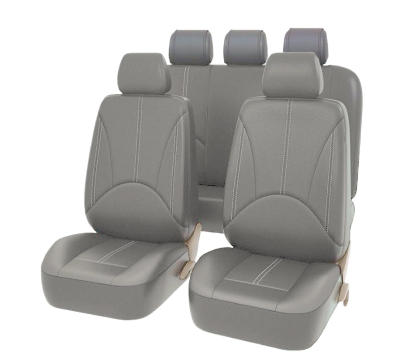 MTNDUYGV sitzbezüge Auto Für Skoda Für Yeti Für Octavia Für Superb Für Rapid Full Surround Autositzbezug schonbezug autositz(5pcs-Grey) von MTNDUYGV