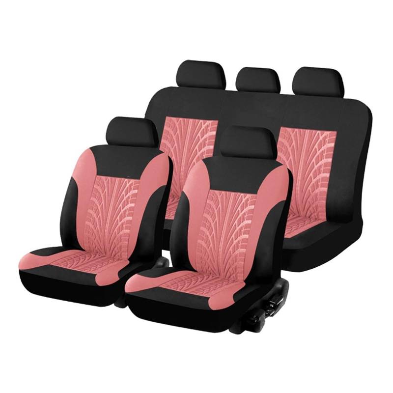 MTNDUYGV sitzbezüge Auto Für Volvo S40 S60 S70 S80 S90 V40 V50 V60 V70/XC70 XC60 Autositzschutz Leder Autositzkissen schonbezug autositz(5 Seats-pink) von MTNDUYGV