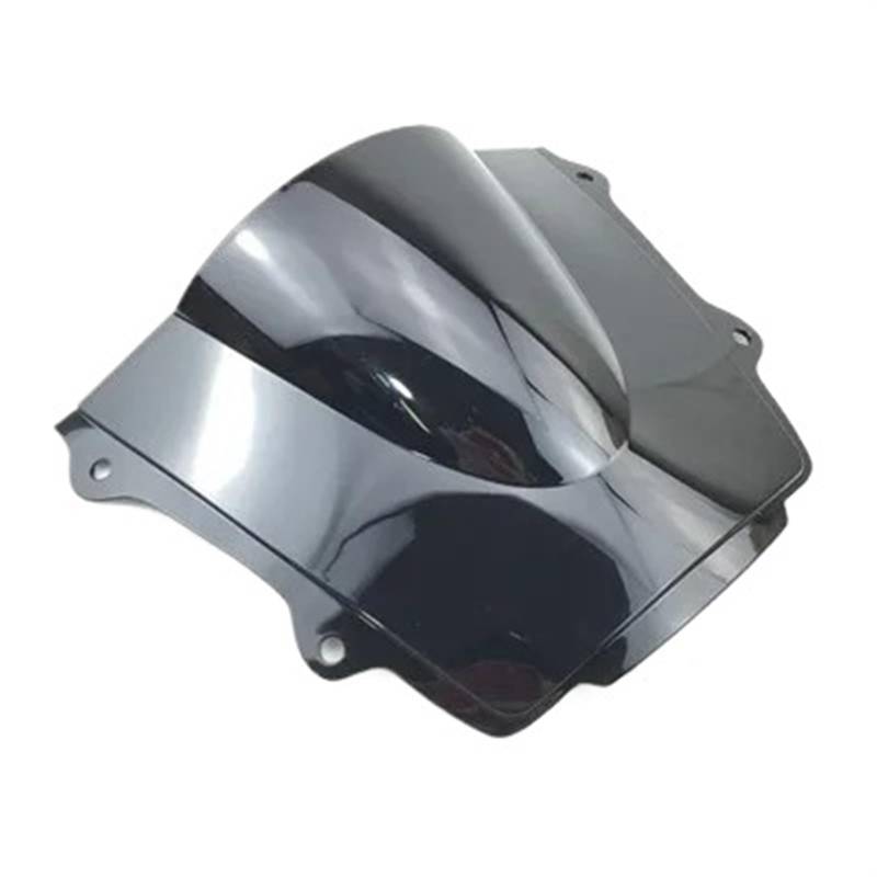 Motorrad windschild Für CBR 600RR Für CBR600RR 2013 2014 2015 2016 2017 2018 CBR600 RR F5/Windschutzscheibe Windschutz Double Bubble Moto Windschutzscheibe(Black) von MTNDUYGV