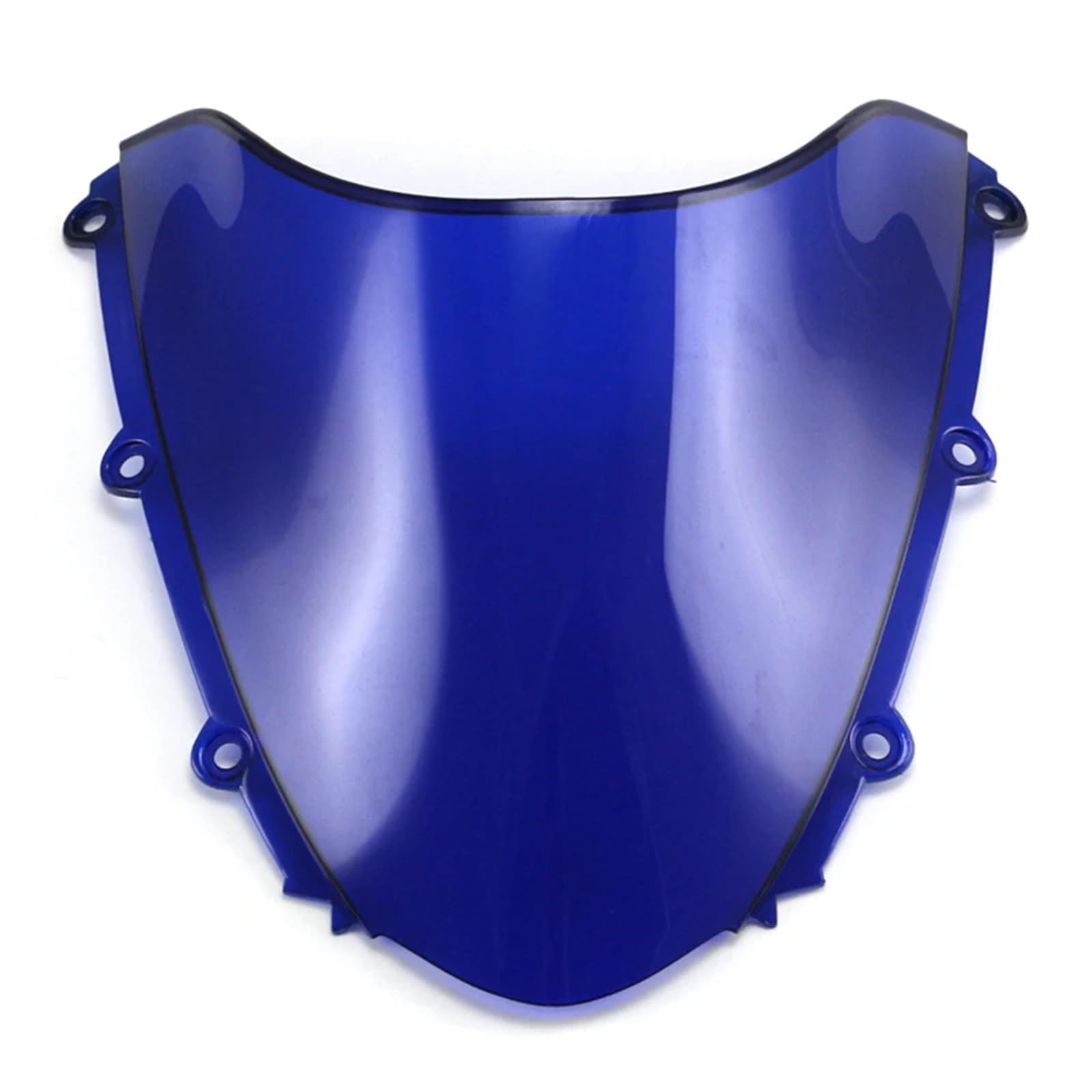 Motorrad windschild Für CBR1000RR 2004 2005 2006 2007/Motorrad Windschutzscheibe Windschutz Double Bubble Moto Windschutzscheibe(Blue) von MTNDUYGV