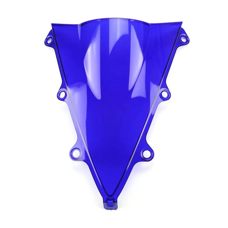 Motorrad windschild Für CBR300R 2015 2016 2017 2018/Motorrad Windschutzscheibe Windschutz Double Bubble Moto Windschutzscheibe(Blue) von MTNDUYGV