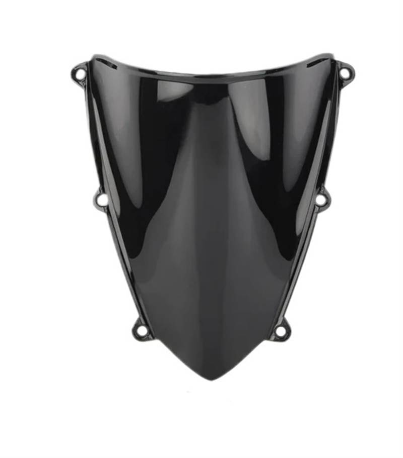 Motorrad windschild Für CBR600RR Für CBR 600 RR 600RR F5 2007 2008 2009 2010 2011 2012/Motorrad Windschutz Verkleidung Deflektor doppel Blase Moto Windschutzscheibe(Black) von MTNDUYGV