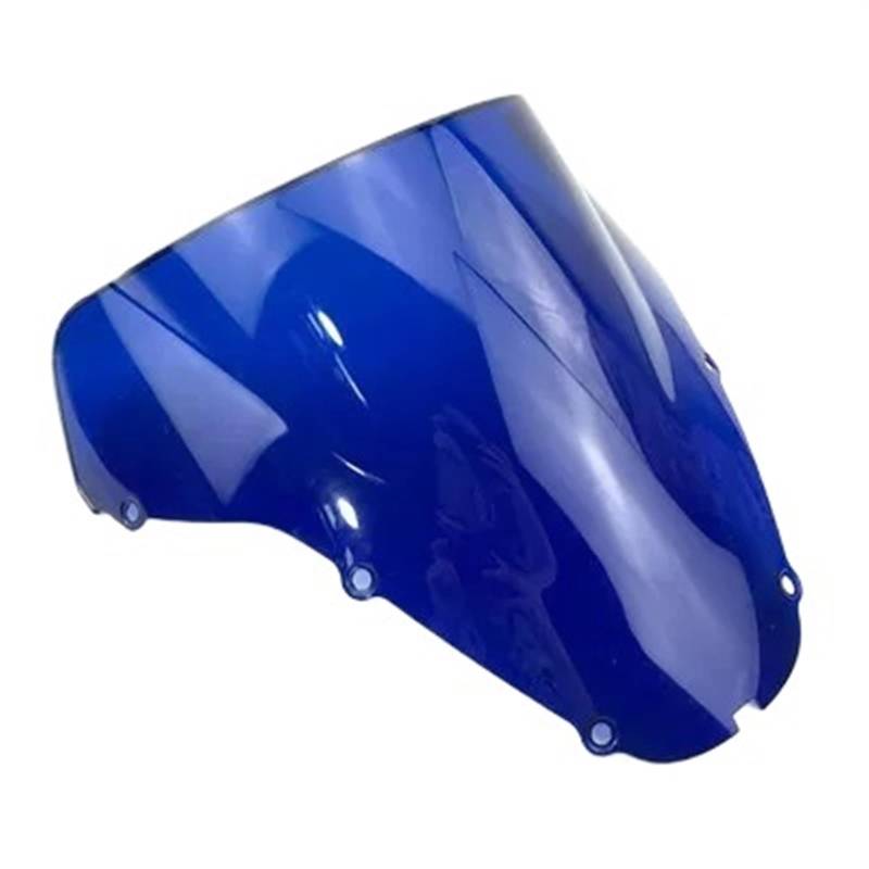 Motorrad windschild Für CBR929RR CBR929 RR 929RR CBR 929 CBR900RR 900 RR 2000 2001/Motorrad Windschutzscheibe Windschutz Double Bubble Moto Windschutzscheibe(Blue) von MTNDUYGV