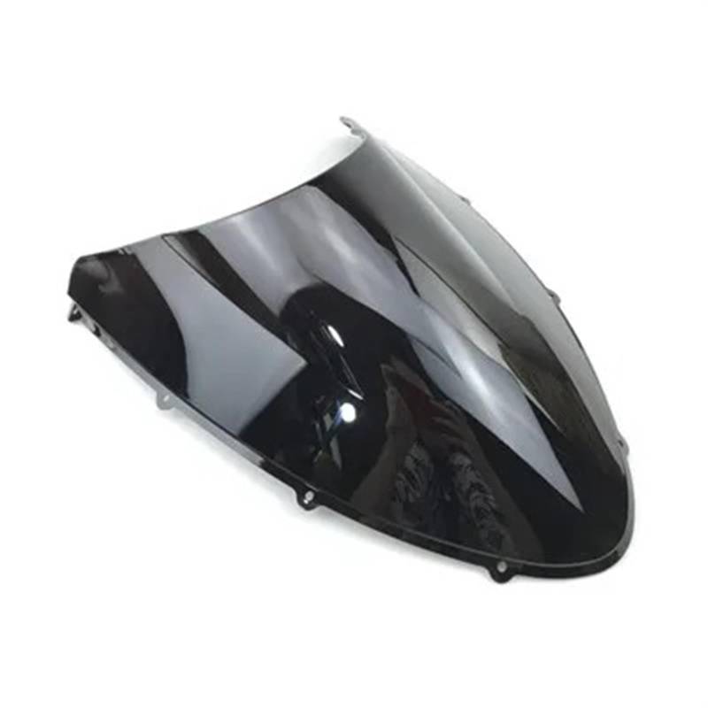 Motorrad windschild Für Ducati 848 1098 1198 1098s 1198s / Motorrad Windschutzscheibe Windschutz Windabweiser Double Bubble Moto Windschutzscheibe(Black) von MTNDUYGV