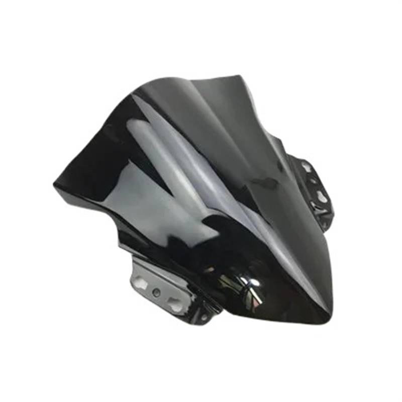 Motorrad windschild Für Kawasaki Für Ninja 250SL ZX250SL ZX 250SL 250 SL Für NINJA250SL 2014 2015 2016 2017 2018/Windschutzscheibe Windschutz Double Bubble Moto Windschutzscheibe(Black) von MTNDUYGV