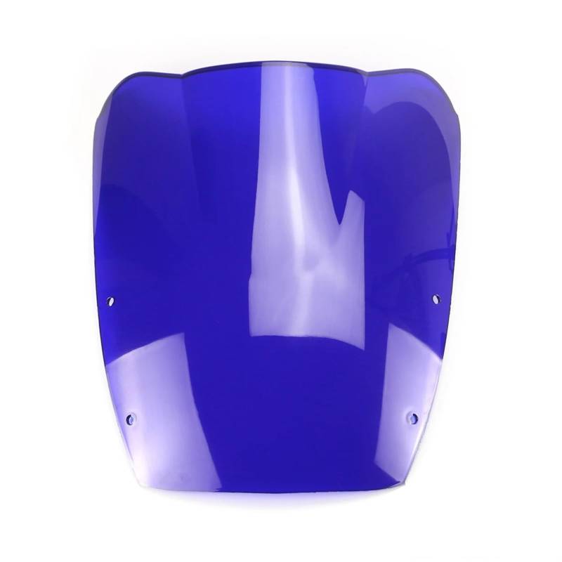 Motorrad windschild Für Suzuki Für GSX600/750F Für Katana 600/750 1988-1997/Motorrad Windschutzscheibe Windschutz Double Bubble Moto Windschutzscheibe(Blue) von MTNDUYGV