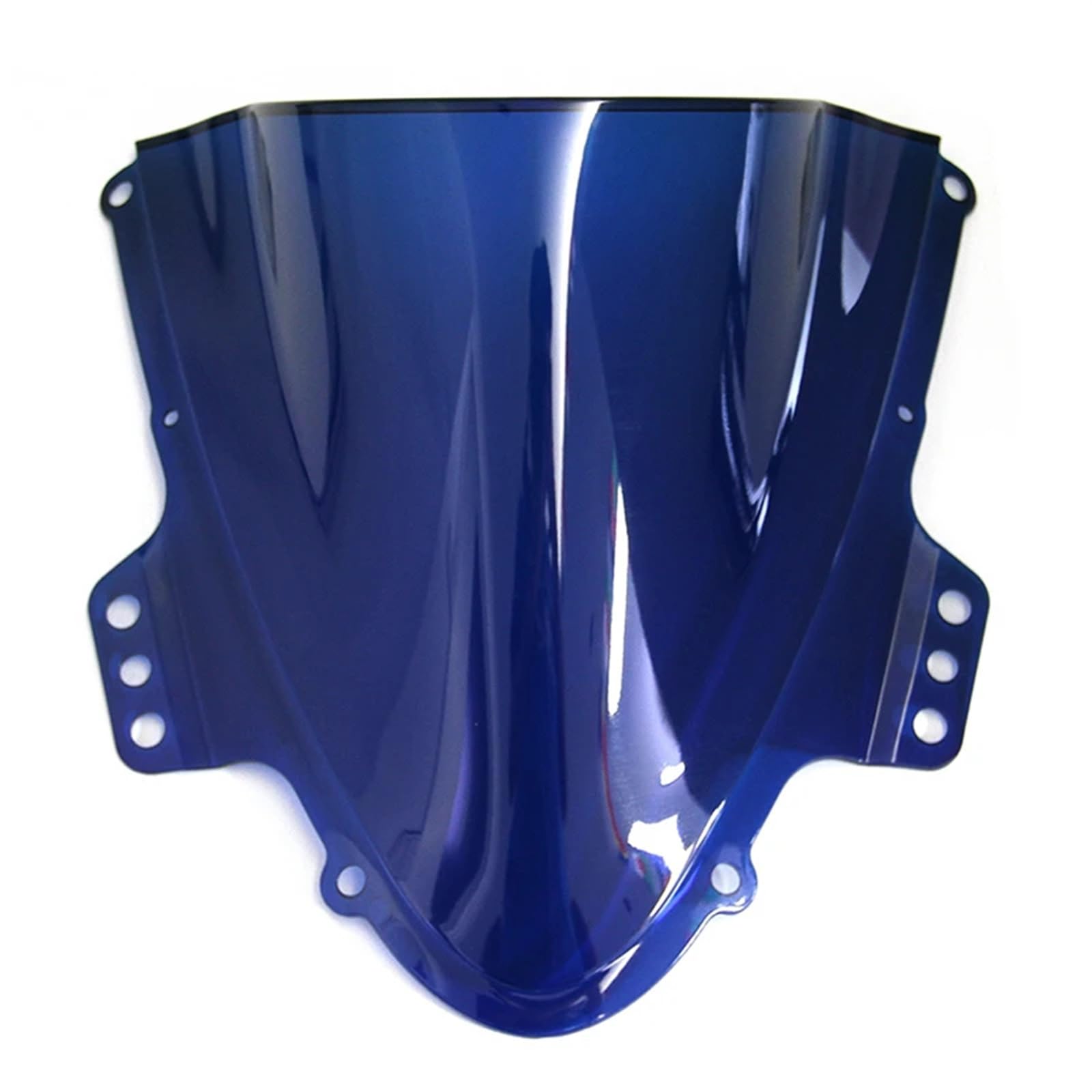 Motorrad windschild Für Suzuki Für GSXR1000 K5 2005 2006/Motorrad Windschutzscheibe Windschutz Double Bubble Moto Windschutzscheibe(Blue) von MTNDUYGV