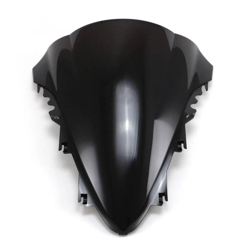 Motorrad windschild Für YZF-R1 Für YZF1000 2007 2008/Motorrad Windschutzscheibe Windschutzscheibe Double Bubble Moto Windschutzscheibe(Black) von MTNDUYGV