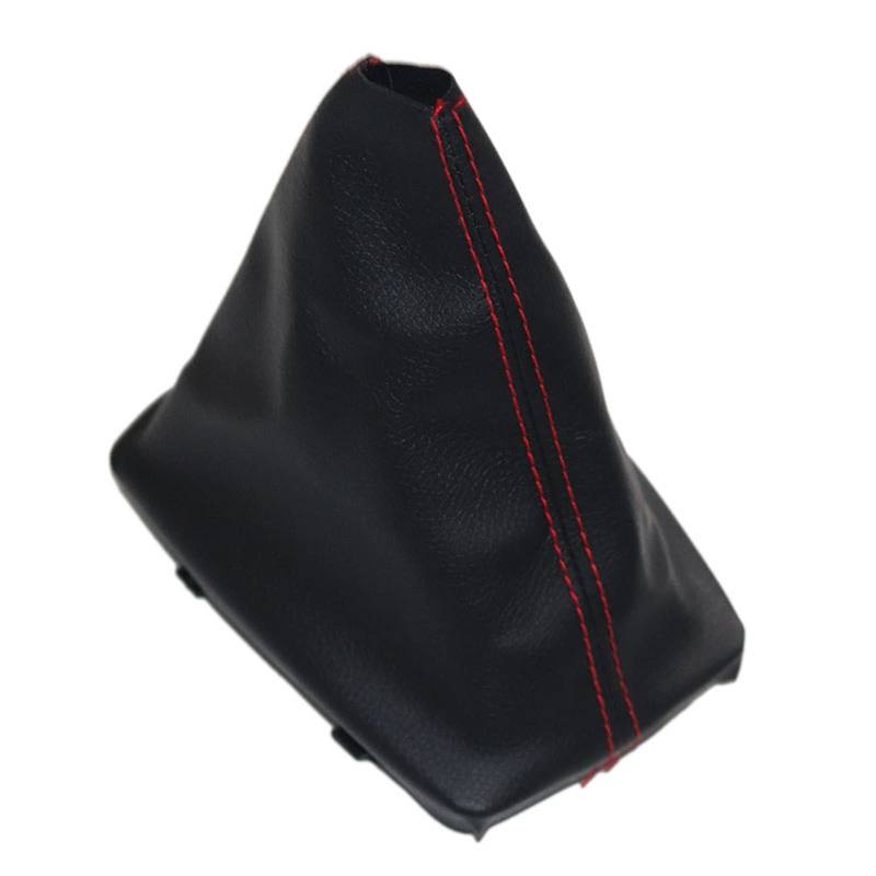 Schaltknaufabdeckung Für A4 8E B6 B7 2000 2001 2002 2003 2004 2005 2006 2007 2008/Auto Shift Schaltknauf Gaitor Boot Abdeckung Auto Schalthebel(Gear Boot red line) von MTNDUYGV