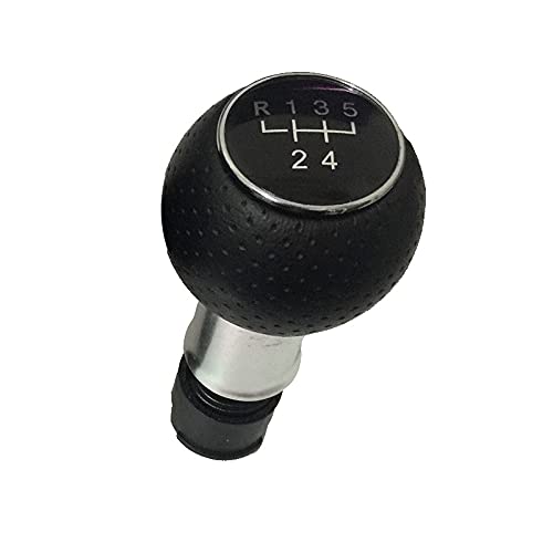 schaltknauf Für /A3 /S3 8L Schwarz 5 Geschwindigkeit Getriebe Shift Stick Hebel Knopf Gamasche Gaitor Boot Abdeckung 12MM schaltknüppel(R12345 Gear KNOB) von MTNDUYGV