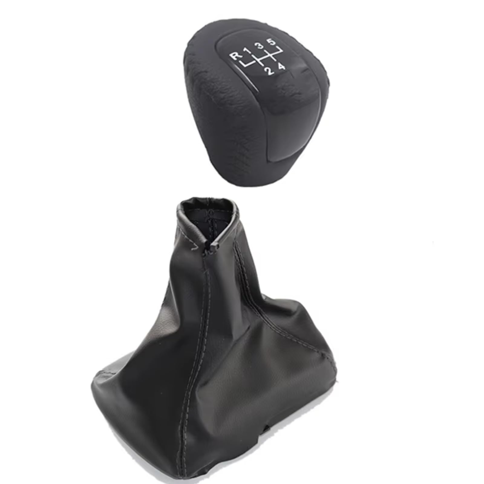 schaltknauf Für Chevrolet Für Lacetti 2008-2012 5 Geschwindigkeit Auto Shift Schaltknauf Hebel Gaitor Boot Abdeckung schaltknüppel(Type 2 Leather) von MTNDUYGV